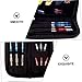 Bag Darts Carrier Case Darts Case Darts Case Holds 3 Darts Portable Darts Pouch Portable Darts Bag Zippered Darts Pouch Entertainment Darts Holder Black Oxford Cloth
