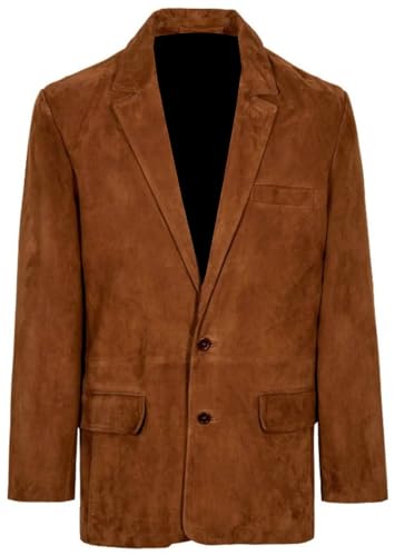 Mens Leather Jacket Real Leather Men's Sports Coats & Blazers