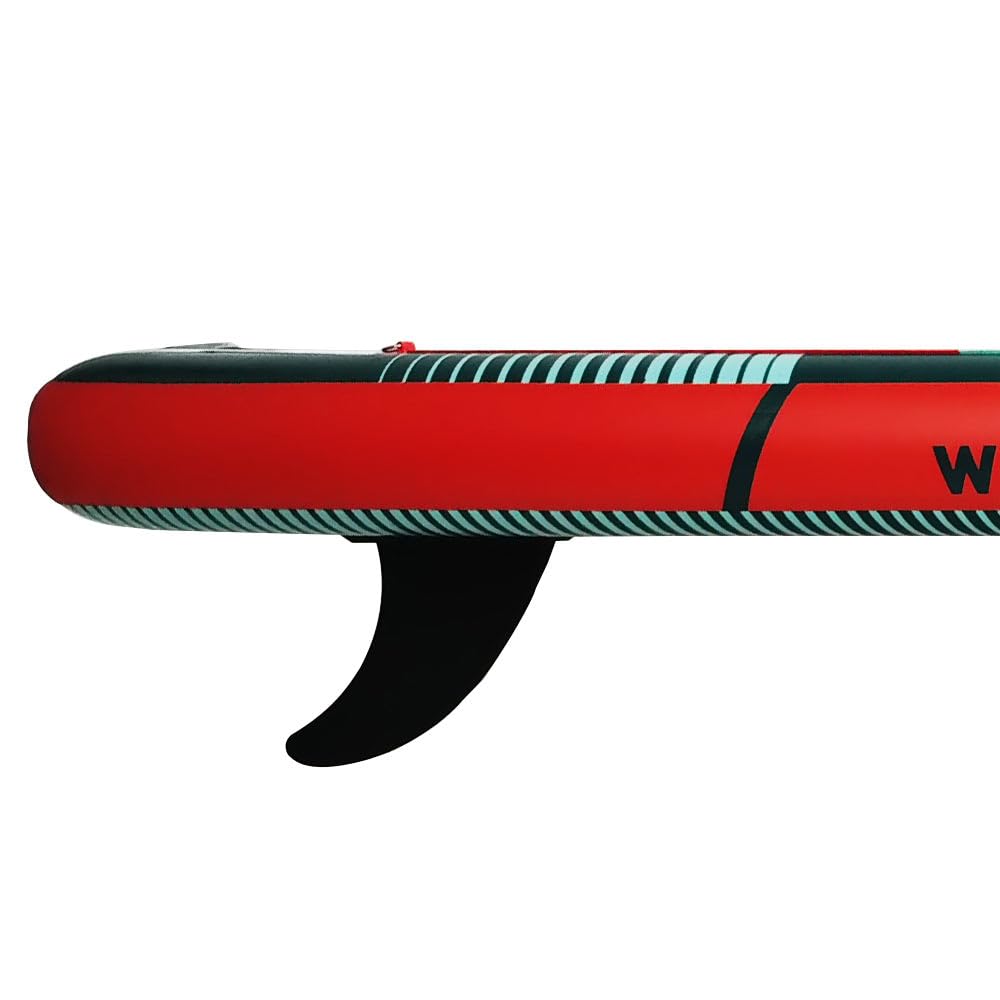 Wattsup - SUP Stand Up Paddle nadmuchiwany F12 12' - 366x84x15 cm Dropstitch - Zestaw kompletny: Wiosło, Smycz, Pompa, Torba transportowa - Do 150 kg - Niebieski