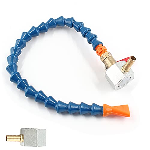 Waziaqoc Adjustable Magnetic Base with Flexible Coolant Pipe Hose