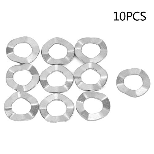 Omabeta Wave Spring Washer Assortment Kit Stainless Steel Spring Wave Washer 10 Sizes M3 M4 M5 M6 M8 M10 M12 M14 M16 M20(10pcs*M14)