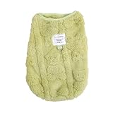 [Vailaipupy]犬猫共用【ペットベスト】冬のお散歩用防寒着 マカロンカラー4色 柔らかいコーラルフ XS-XXL 犬用猫用兼用 プレゼントに適 保温性◎