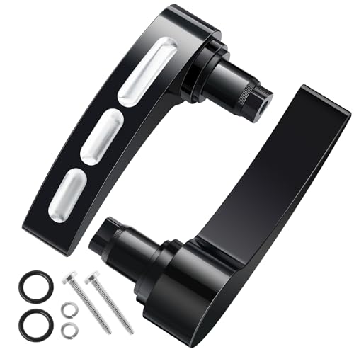 Kit de Pestillos PBYMT para Maletas Harley 2014-2024 Negro Cromo miniatura 1