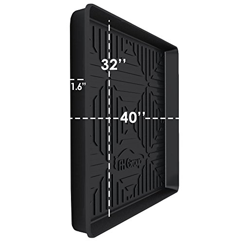 Fh Group F16407 Black 40" Premium Multi-Use Cargo Tray  W. Fh3011 Silicone Anti-Slip Dash Mat #TOP5