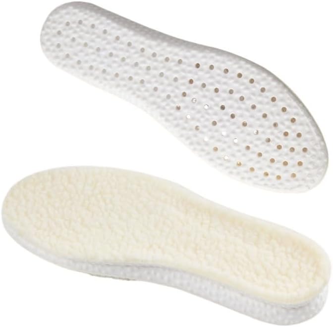 Wool Insoles Winter Plush Thickened Breathable Sweat Absorption Men and Women