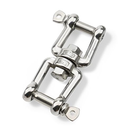 Ztolbriy Anneau Pivotant Acier Inoxydable Émerillon Manille Connecteur Pivotant Robuste Double...