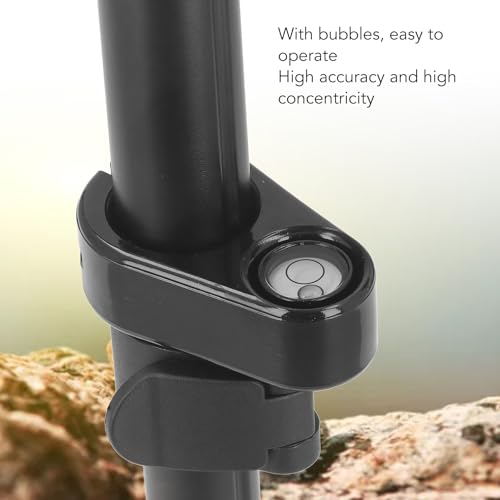 LDAUYZLING poste de centrado telescópico de aleación de aluminio, monopié de mapeo de medición profesional portátil, varilla GPS RTK de 1,5 metros - imagen 5