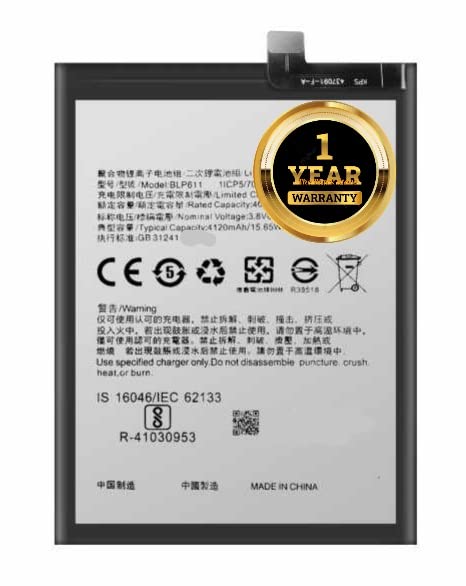 Image of Original BLP611 Battery Compatible with Oppo R9 Plus X9079