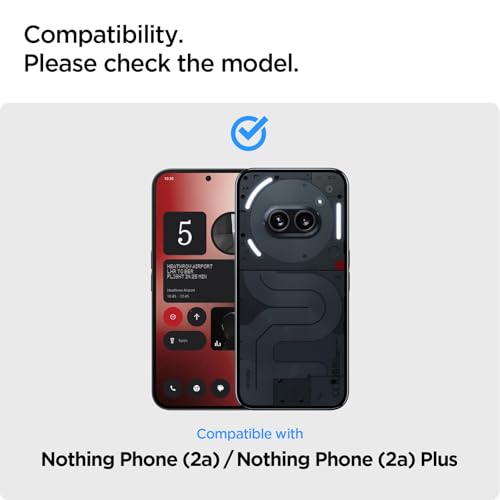 Image of Spigen Alignmaster Tempered Glass Full Screen Protector Guard for Nothing Phone (2a) / (2a) Plus - 2 Pack