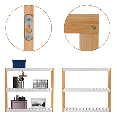 Mensola da parete per bagno, da cucina, sottile