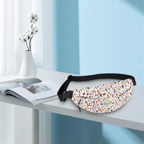 MEIKIUP Carl and Ellie Waist Bag Adventure Is Out There Shoulder Bag House Balloon Crossbody Bag (Adventure There WB)2