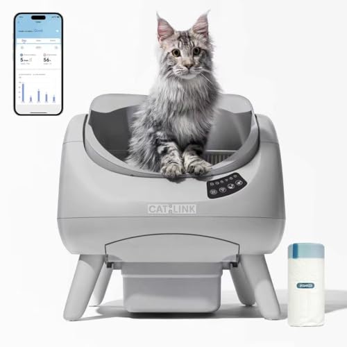CATLINK Lettiera autopulente per gatti senza riconoscimento multi-gatto, con design