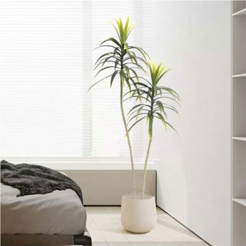 Faux arbre agave 150 cm : la solution verte sans entretien pour salon