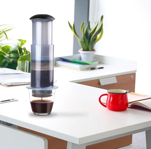 Image of LIXN Coffee and Espresso Maker Manual Machine Black Coffe Maker Compressed Coffee