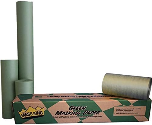 6" 35# Green Machine Finished Automotive Masking Paper - 700' (1)