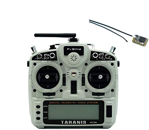 Preisvergleich Produktbild FrSky Taranis X9D Plus V2019 Ash White + R9 Mini Soft case