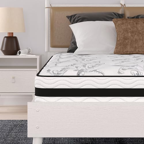 Signature Design by Ashley Twin Size Chime 8 Inch Medium Firm Innerspring Mattress with Pressure...