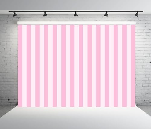 Fondo Fotográfico Tela BELECO 9x6 pies Rosa y Blanco miniatura 3