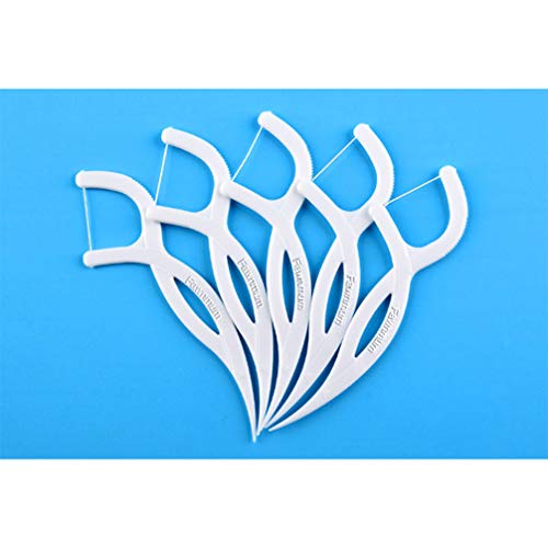 EXCEART 120 Pcs Fio Dental Escolhe DescartÃ¡veis â€‹â€‹Fio Dental Vara Dentes Ferramentas de Limpeza
