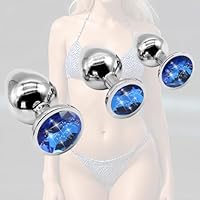 Generico CL01- Blu Multi-Piece Set Corpo Morbido Acciaio Inox Relax Articoli da Gioco