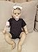 Pinky Reborn 50/60 cm Due opzioni Reborn Baby Doll Toddler Real Soft Touch Handmade Doll Giocattoli per il bambino (50CM)