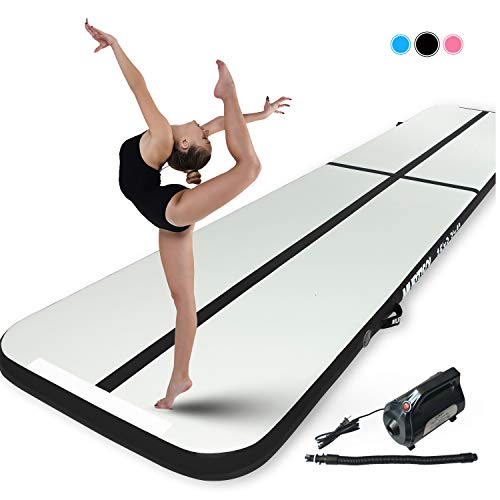 Murtisol 10ft Inflatable Gymnastics Training Mats Tumbling Mats 4 Inch Thickness for Home