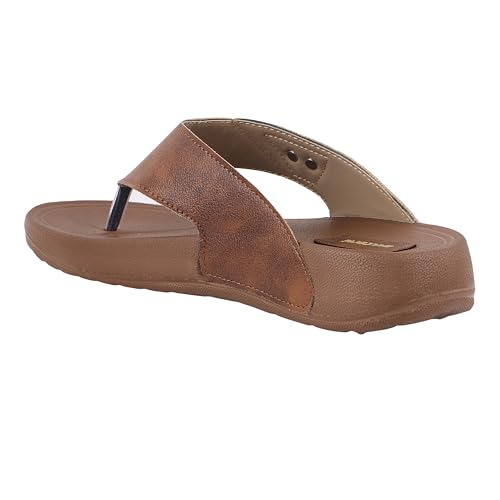Image of WELCOME Soft Men's Slippers with Cushion FootBed for Adult | Comfortable & Light Weight | Stylish & Anti-Skid | Waterproof & Regular Flip Flops for Gents /Boys