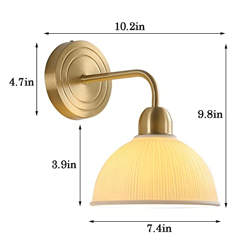 Lámpara de pared para eliminar sombras molestas en dormitorios pequeños 8