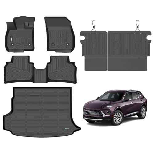 ANBINGOFit for Buick Envision Floor Mats 2021-2026 for Buick Envision Car Matt All Weather Mats for Envision TPE Car Matt Rugs for Envision Rubber Trunk Carpet Envision