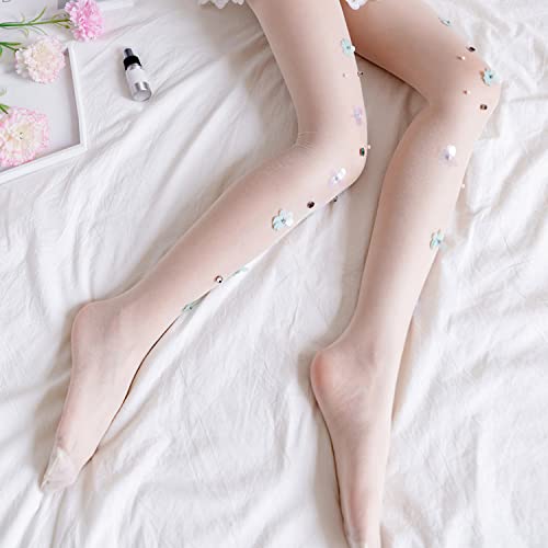 Image of Sahabowi handcraft tights for women, Sheer waist pantyhose