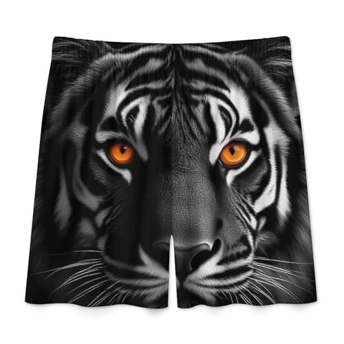 Pajama Shorts for Men Lounge Sleep Shorts with Elastic Waistband Soft Lightweight Sleepwear4