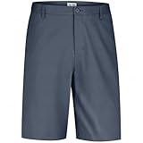 adidas Golf Men's Flat Front Shorts, Lead/Black, 42-Inch