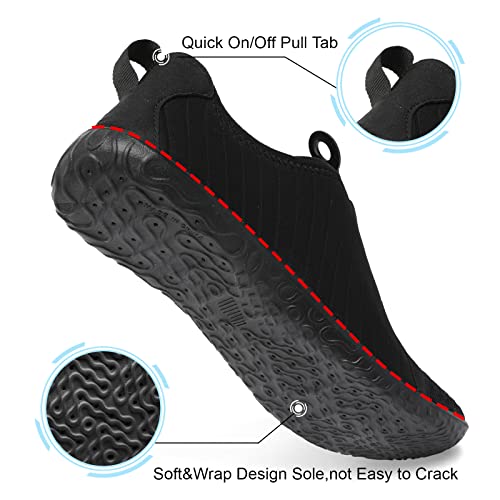 Image of Spesoul Womens and Mens Water Shoes Breathable Quick Dry Soft Barefoot Aqua Socks for Hiking Swim Beach Surf Yoga Sport