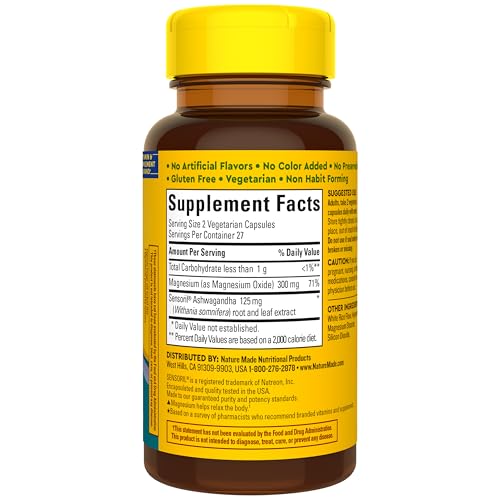 Nature Made Wellblends Calm & Relax, 54 Vegetarian Capsules - image 7