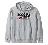 Scoops Ahoy Ice Cream Parlor Shirt Dark Zip Hoodie