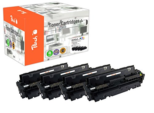 Peach PT815 Cartouche de toner 4 pièce(s) Compatible Noir, Cyan, Magenta, Jaune