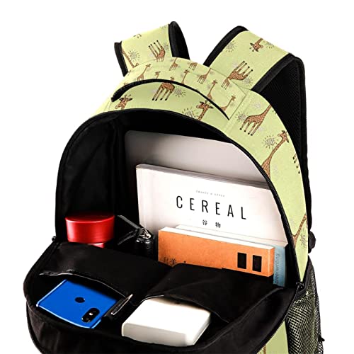 Sac à dos girafe multicolore Campus pour voyage et école 29x20x40cm - 4