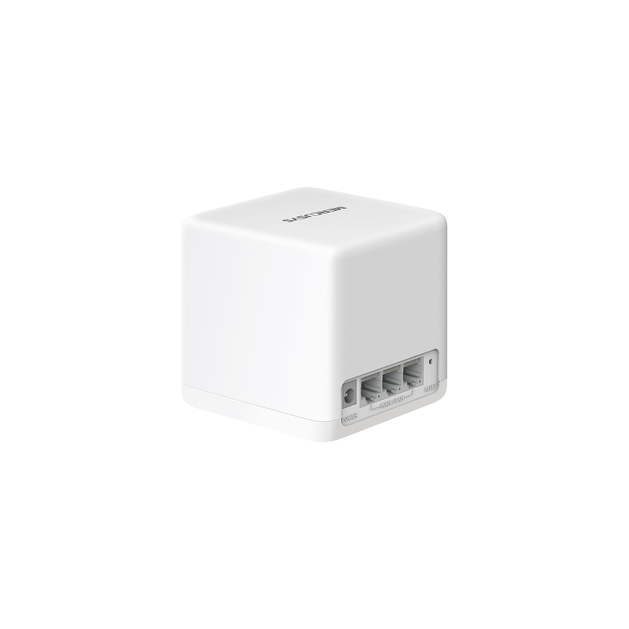 Mercusys TP-Link Router Mesh WiFi 6 AX1500Mbps, 3 Ports Gigabit WAN/LAN, contrôle Parental, WiFi Mesh Router et AP, Connectez jusqu'à 100 appareils, Couverture jusqu'à 230m², Halo H60X(1-Pack)