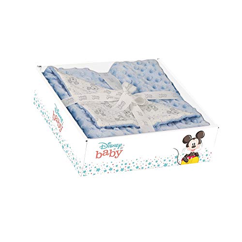 Interbaby MK017 babydeken, Disney, Mickey Mouse, blauw - Afbeelding 3