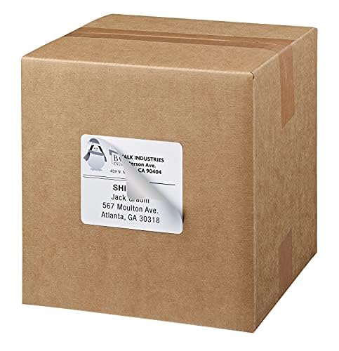 Avery TrueBlock Shipping Labels for Inkjet/Laser Printers, 3⅓" x 4", White, Rectangle, 600 Labels, Permanent (5164) Made in Canada image 3