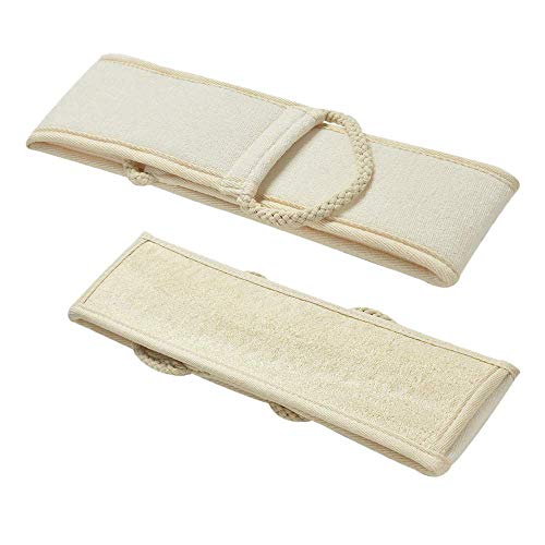 Loofah Back Scrubber Shower Exfoliating Bath Brush Men and Women Deep Clean Luffa Body Back Bath Spa Massage Back Washer Gifts 2pcs