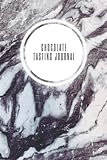  Chocolate Tasting Journal: Monthly Organizer for Chocolate Tasting on 100 pages  White Aquarell Edition  Tracker Logbook for Women and Men
