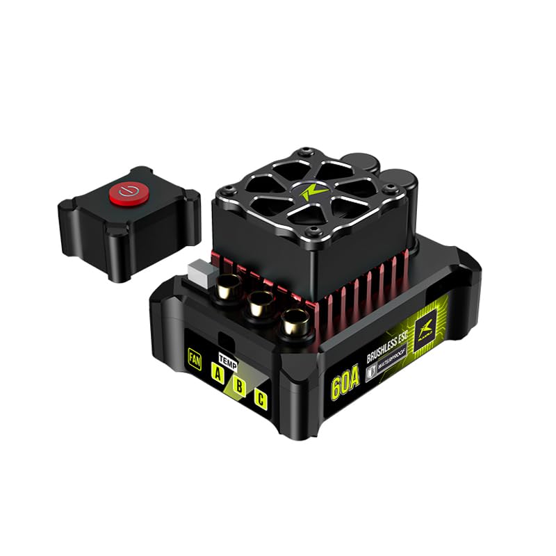 Amazon.com: RIAARIO Mini 1/10 RC Truck 60A ESC : Toys & Games