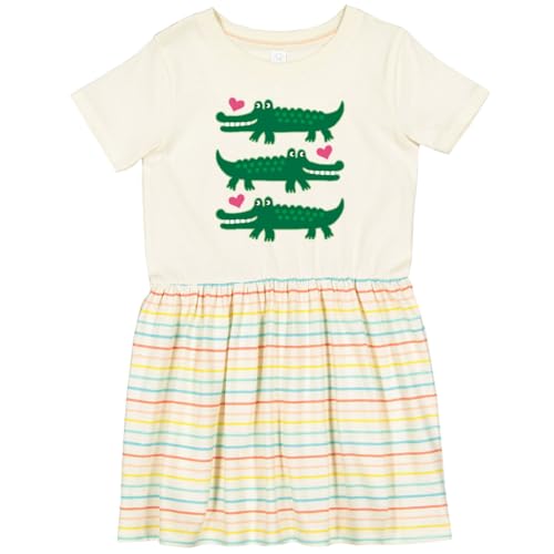 inktastic Alligator Crocodile Reptile Toddler Dress