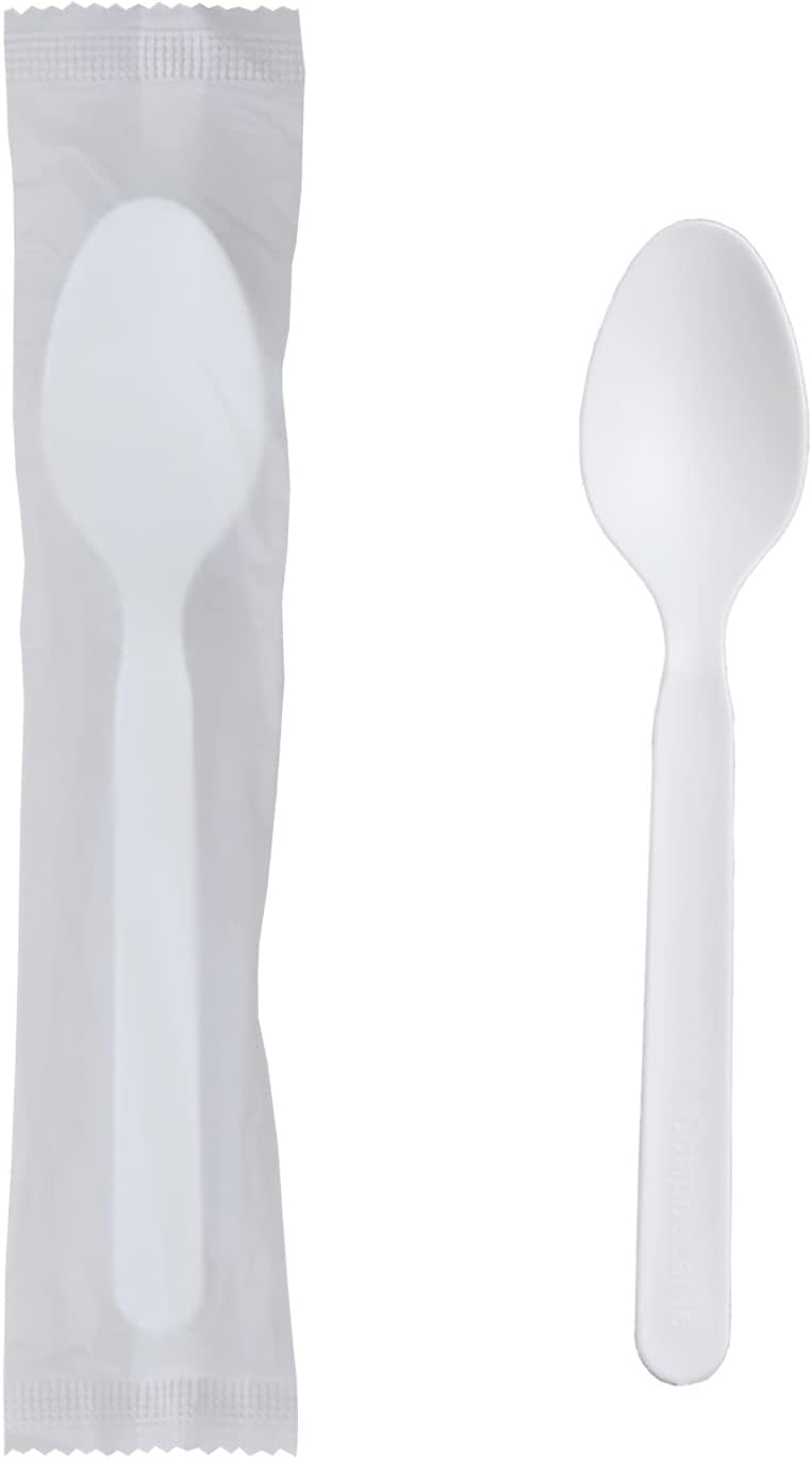 GreenWorks 7" Series Heavyduty Compostable Spoons, 500