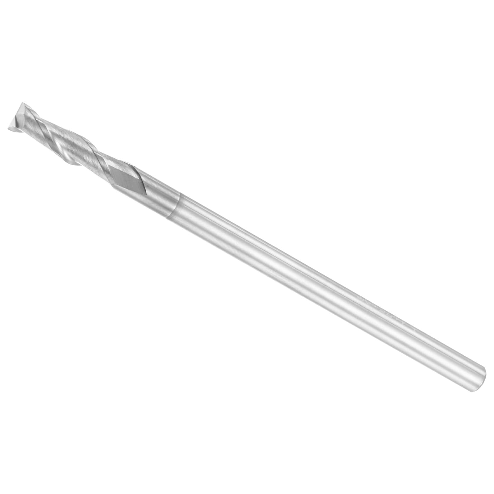 Fraise à Bout Carré, 4mm x 15mm de Coupe, Queue de 4mm, Carbure de Tungstène Micro-Grain M30, 2 Flûtes pour Fraiseuse CNC