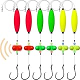Dovesun Catfish Rigs Santee Rig Catfish Float Rigs Catfishing Tackle Cigar Float-5/0Hook * 6PCS