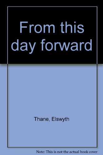 From this day forward B0007DZPV4 Book Cover