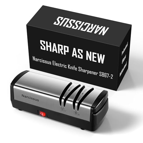 Narcissus S867 2-Stage Electric Knife Sharpener with Diamond Abrasives — view 8