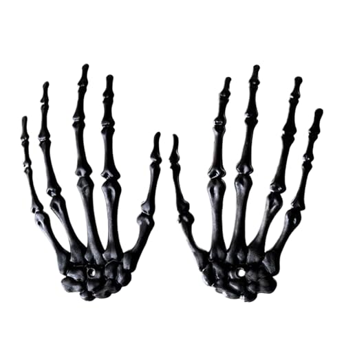 Decoraciones de temporada realistas de brazos falsos colgados para el escritorio del alféizar del pórtico casa embrujada | Halween Skeleton Hands - Ornere Skeleton Decoraciones de horror |